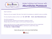 Tablet Screenshot of albumstories.com